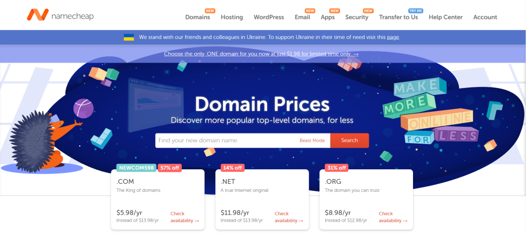 Namecheap Your One-Stop Shop for Domain Name Services and More